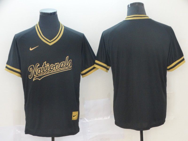 Men Washington Nationals Blank Black gold Game Nike 2022 MLB Jersey->washington nationals->MLB Jersey